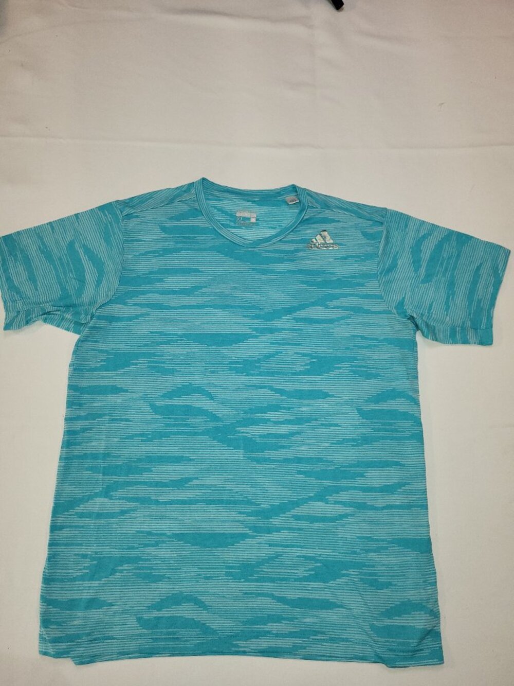 Adidas ClimaCool Aeroknit Top Men XL Blue Performance Athletic Shirt